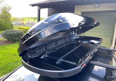 kamei delphin 340k metallic black box left|kamei delphin roof box.